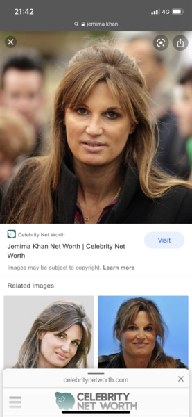 Jemima khan’s hair
