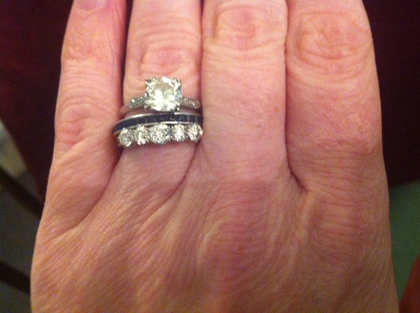 How many rings do you wear? (Engagement, wedding etc)