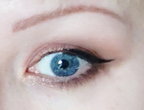 If you have very dark blue deepish-set  eyes...