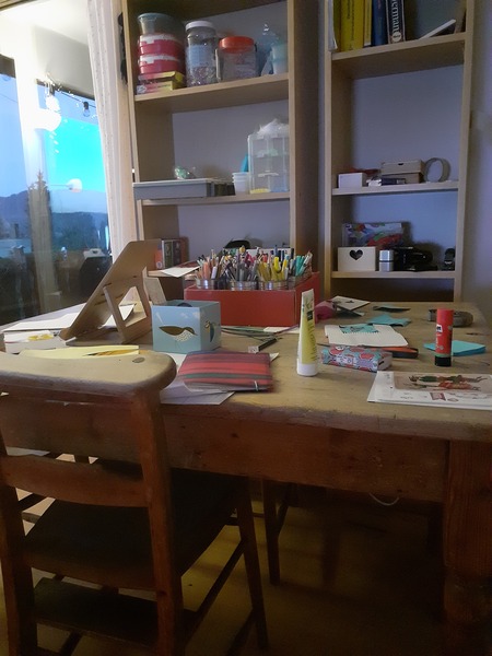The mounting mountain of stuff on the table, anyone else