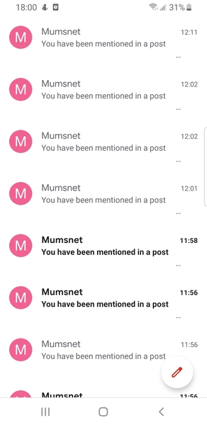 Every post that has ever mentioned be is appearing in my email today