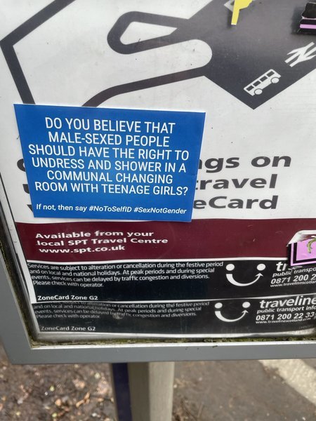 There's been a sticker....