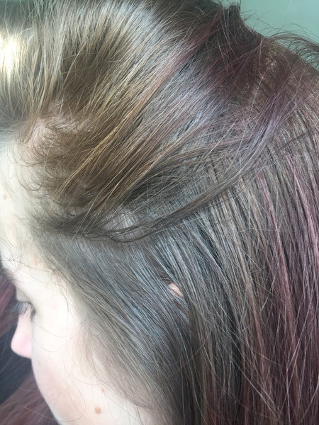 Question about my DDs badly home dyed hair