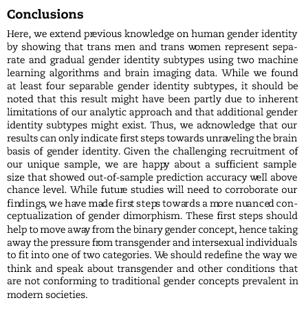 Is there any such thing as gender identity?