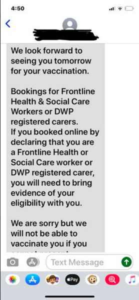 Unpaid carers can now book online.....