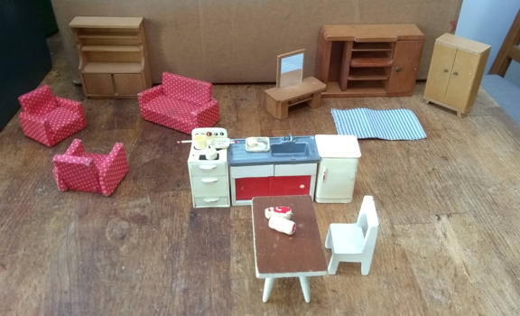 Guess how old I am from the dolls house furniture (!)