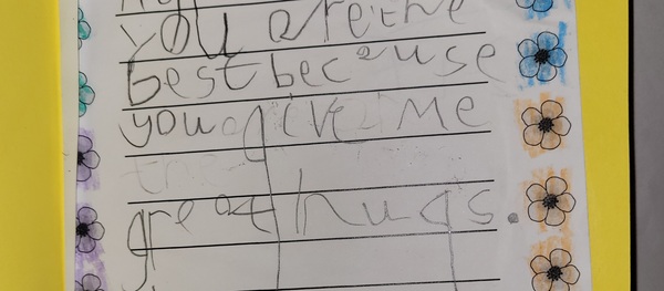 Aibu does anyone else have a five year old who writes like this?