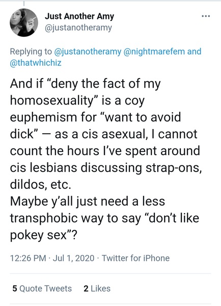 Evidence of TRA /Gender Idealogue Homophobia
