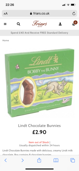 To think that chocolate tastes better when it's shaped like an egg
