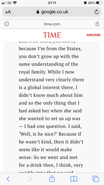 Do you think Oprah didn't ask the right questions.