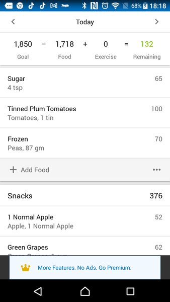I've finally started on my fitness pal...... Can some fellow users have a look and advise me please?