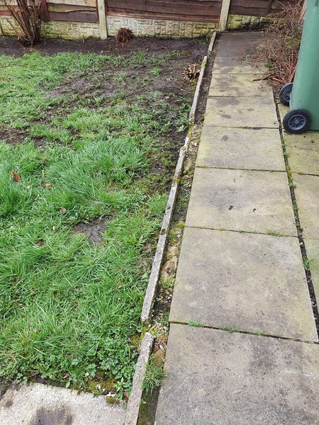 Ideas on how to neaten up this hideous edge....