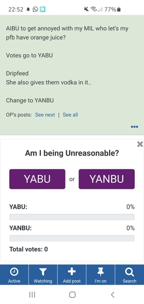 Do you ever change your AIBU vote when there is more info from the OP?