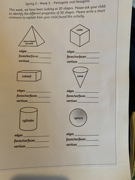 My 4 year olds homework??