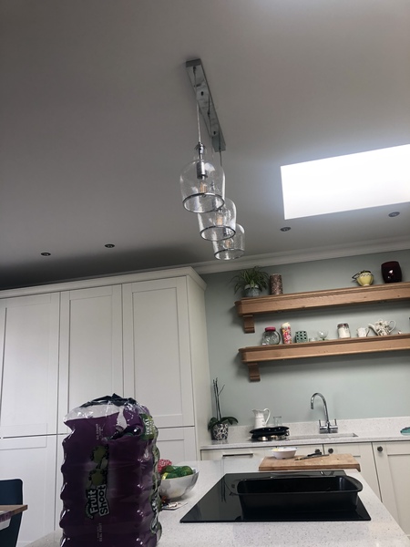 Lighting over island