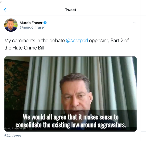 SNP supporters and the hate crime bill