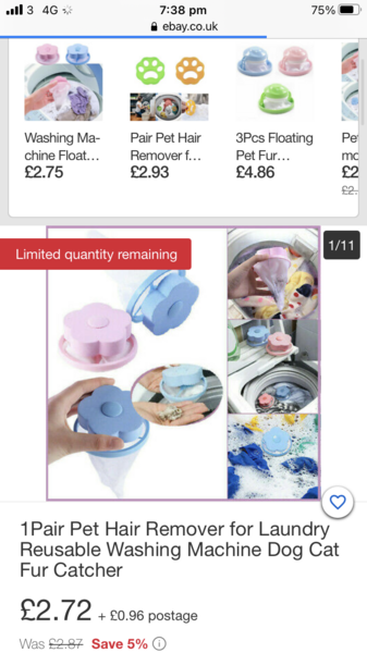 Those things for washer that "grab" the dog hair?