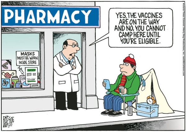 16.8 million people vaccinated already - brilliant!