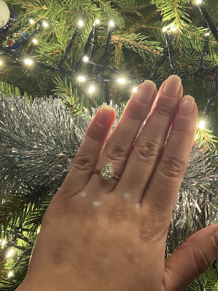 If you have a pear shaped engagement ring...