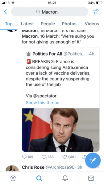 To think the EU countries are utter fuckwits over the AZ vaccine?