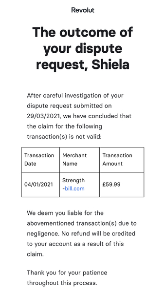 Revolut Query - unauthorised payments
