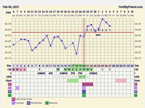 9DPO Symptom Spotting