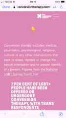 Parliamentary debate on Monday to ban gay conversion therapy