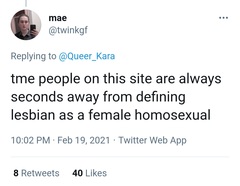 Evidence of TRA /Gender Idealogue Homophobia