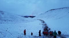 Live feed from Iceland volcano