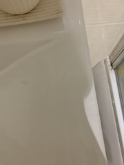 Grey scratches on sink