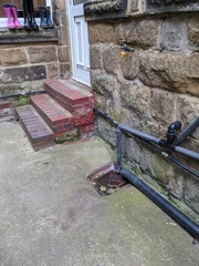 Damp next to back door