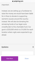 Met Police threaten to prosecute organisers of 'Reclaim These Streets' womens' gathering