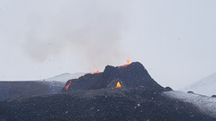 Live feed from Iceland volcano