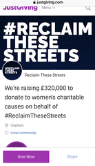 Met Police threaten to prosecute organisers of 'Reclaim These Streets' womens' gathering