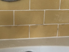 Bathroom tile grout problem
