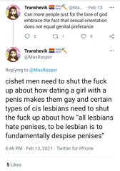 Evidence of TRA /Gender Idealogue Homophobia