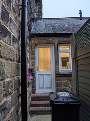 Damp next to back door