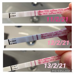Faint lines on pregnancy test
