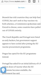 EU threatening to cut off supply of vaccines to UK