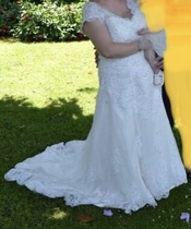 If you were a short, chubby, 42 year old bride with no shops...