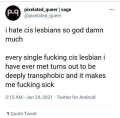 Evidence of TRA /Gender Idealogue Homophobia