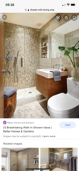Open or fully enclosed shower