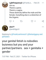Evidence of TRA /Gender Idealogue Homophobia
