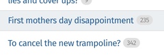 Active thread topics talk to each other. Aibu to think so?
