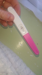 Faint line on pregnancy test?