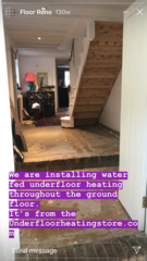 Retrofitting a house with underfloor heating