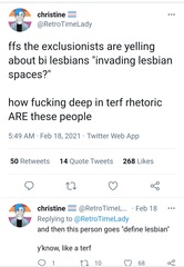 Evidence of TRA /Gender Idealogue Homophobia