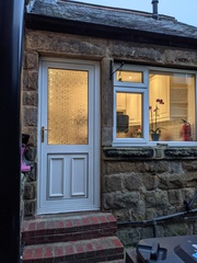 Damp next to back door