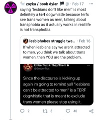 Evidence of TRA /Gender Idealogue Homophobia