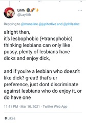 Evidence of TRA /Gender Idealogue Homophobia
